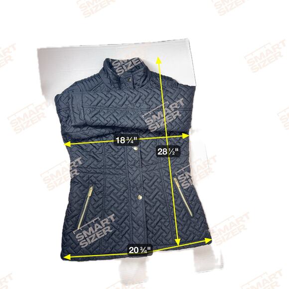 Big Chill Women's Black Faux Quilt Insulated Jacket Coat Size Small - Picture 5 of 5